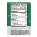 Green container with nutrition facts label showing 0 calories per 1/4 tsp serving.