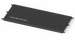 Black Navigator rectangular device with mounting brackets.