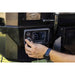 Black Pit Boss pellet grill with digital control panel and temperature display.