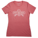 Red Pit Boss t-shirt with "Bigger Hotter Heavier 1999" design.