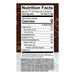 Nutrition Facts label for seasoning blend, 1/4 tsp serving, 0 calories, 210mg sodium, ingredients listed.