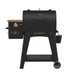 Black Pit Boss Classic pellet grill with digital control panel and side shelf.