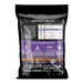Black bag of Pit Boss Competition Series hardwood pellets, featuring a pairing guide and uses for various grilling methods.