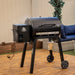 Pit Boss Carbon Series 700 wood pellet grill shown from side angle