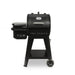 Black Pit Boss Pro Series pellet grill with digital control panel and wheels.
