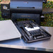 Black Pit Boss Austin XL grill accessories set with tools and tray.