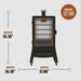 4 Series Vertical Pellet Smoker - Onyx Edition