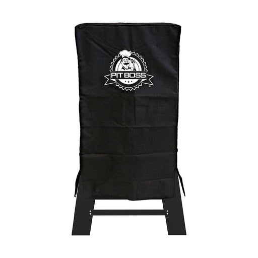 Pit Boss Cover designed for 30" Vertical Smokers, front view on a white background