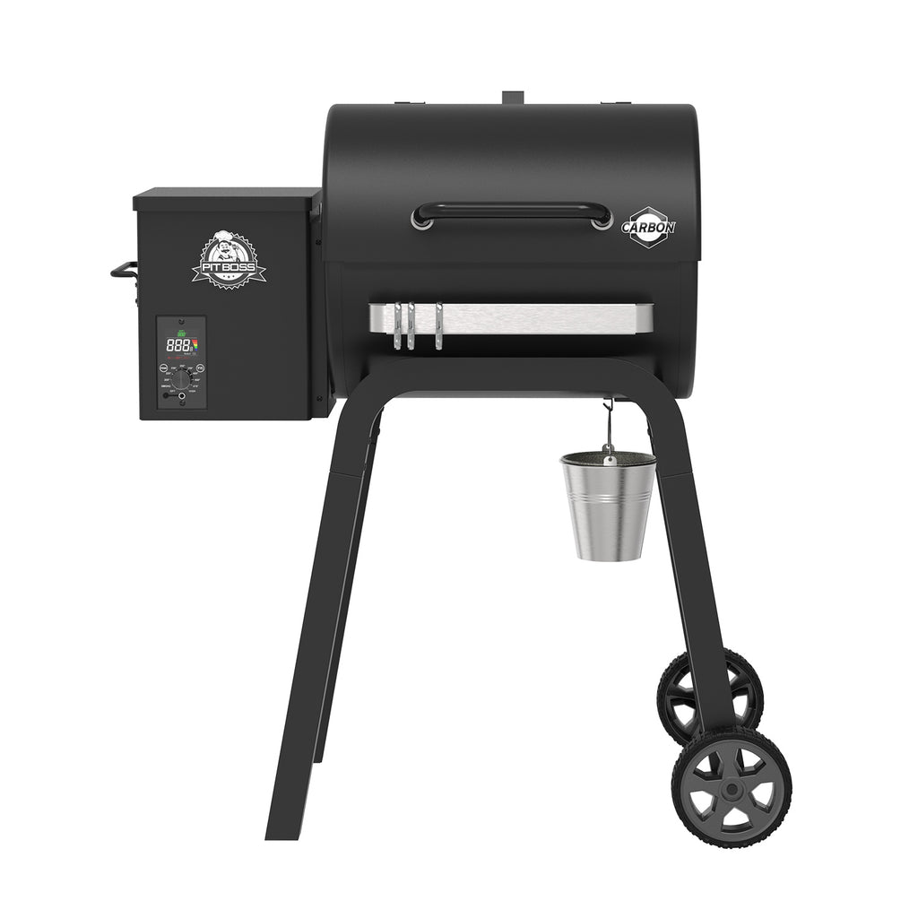 Pit Boss Carbon Series 500 wood pellet grill on a white background