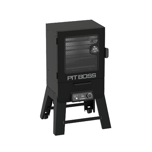Pit Boss 30" Digital Vertical Smoker with Wi-Fi, left-side view on a white background