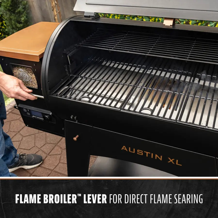 Austin XL 1000 Wood Pellet Grill - Onyx Edition