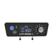 Black control board for Trapezoid Pellet grill with 2 meat probe inputs, featuring temperature settings and digital display.